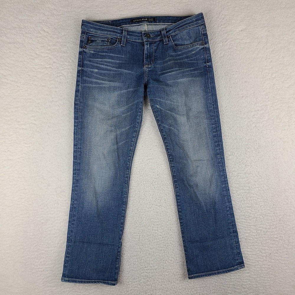 Big Star Jeans Womens 28 Blue RIKII Low Rise Capri Medium‎ Wash Denim